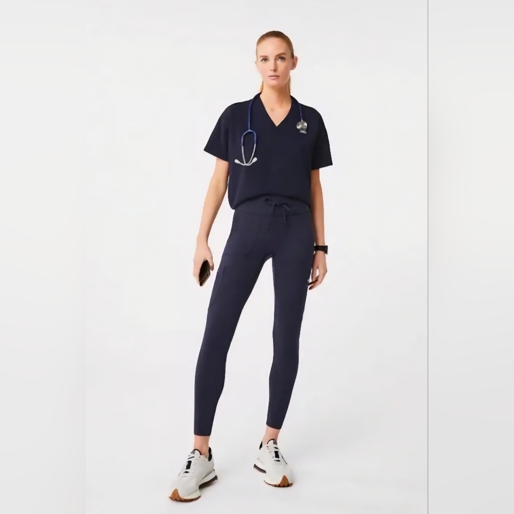 Figs Navy Seville ScrubLeggings
